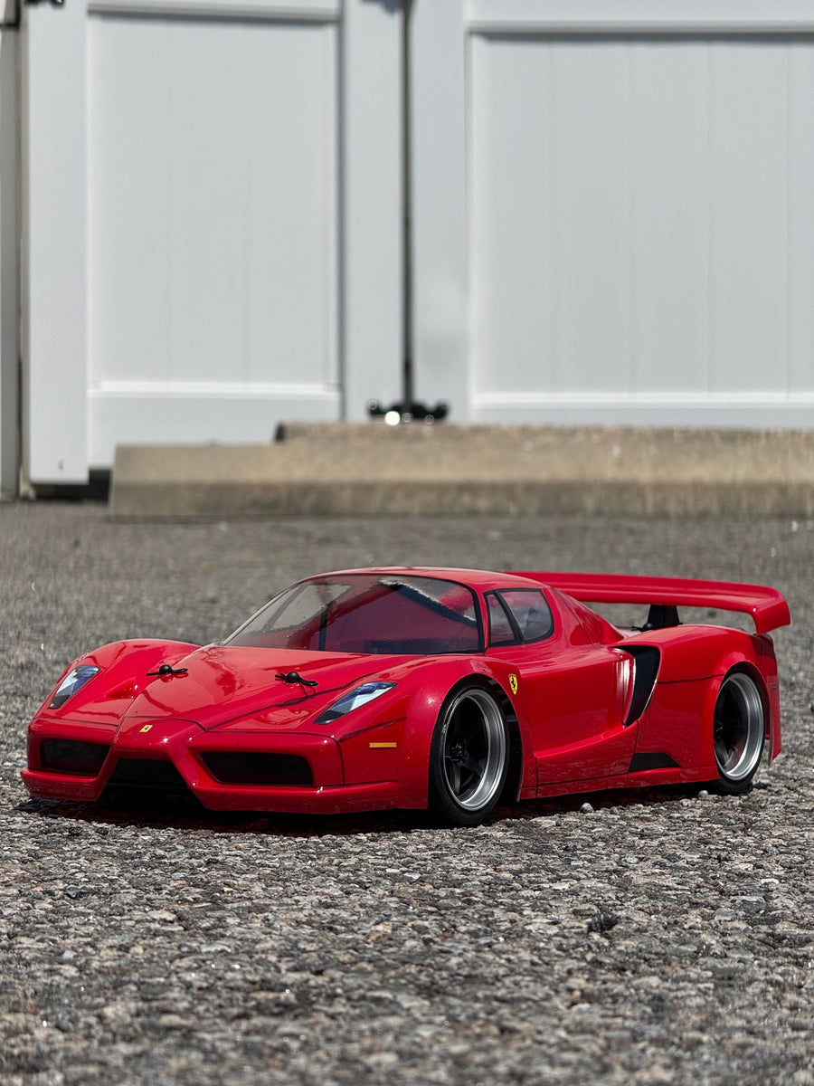 【ジャンク】デアゴスティーニFerrari Enzo 1/10レッド Deagostini Enzo Ferrari 1/10 scale with Magazines Full Kit