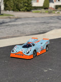 PORSCHE 917 1/7 SCALE CLEAR RC CAR BODY - 8508