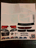 1/12 SCALE GT12 CLEAR RC CAR BODY - 0719