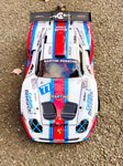 PORSCHE 911 GT1 EVO 1/8 SCALE GT CLEAR RC CAR BODY - 0165