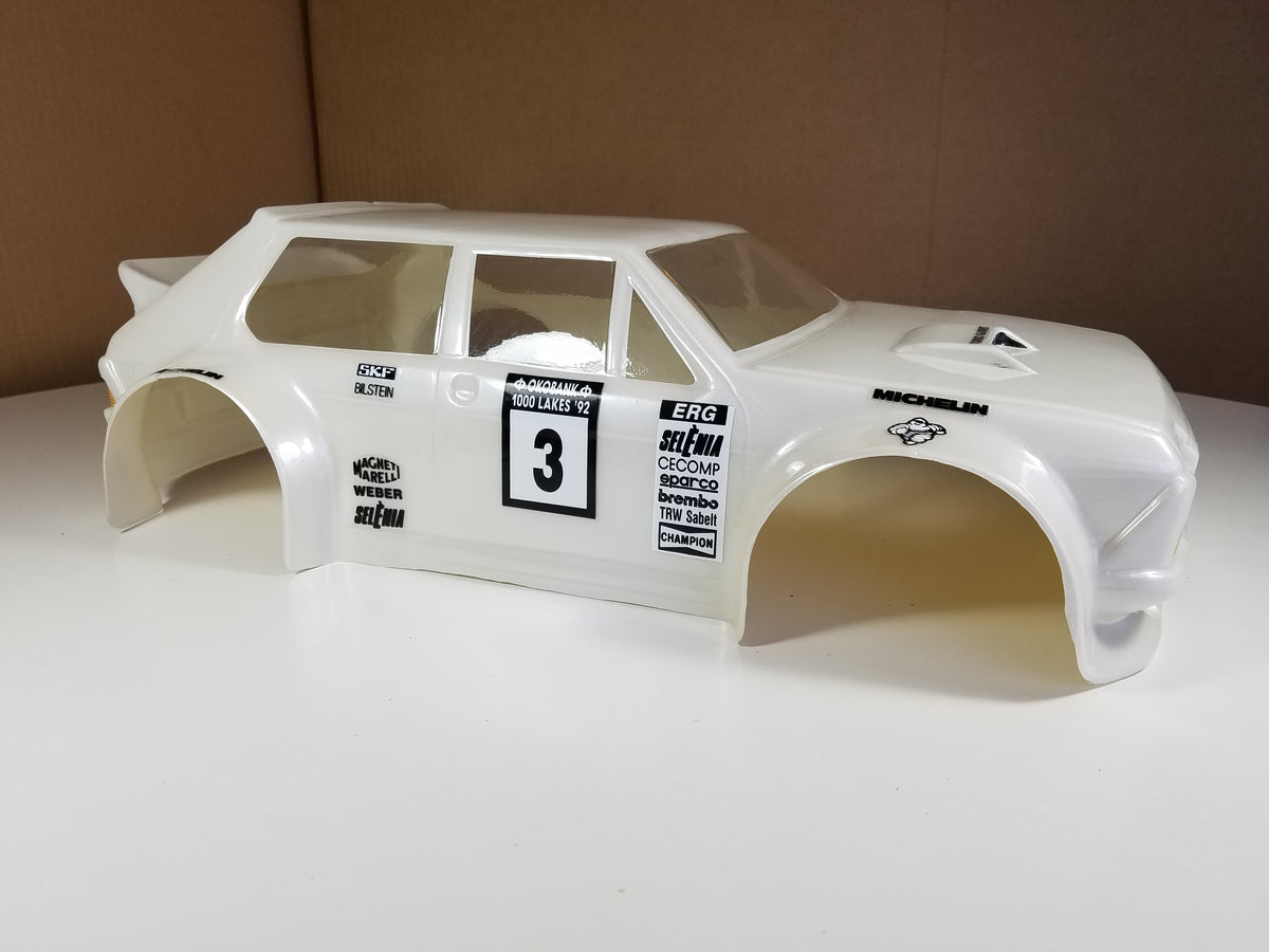 F. R. TC 105 1/8 Scale GT Clear RC Car Body | Delta Plastik