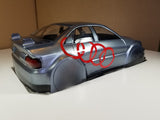 0169/15 Audi A4 1/8th GT Rally Racing Body