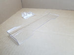 Delta Plastik Wing6 - Clear 1/8 GT wing with nylon nuts