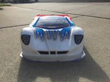 MASERATI MC12 CORSA 1/8 CLEAR RC CAR BODY - 0177
