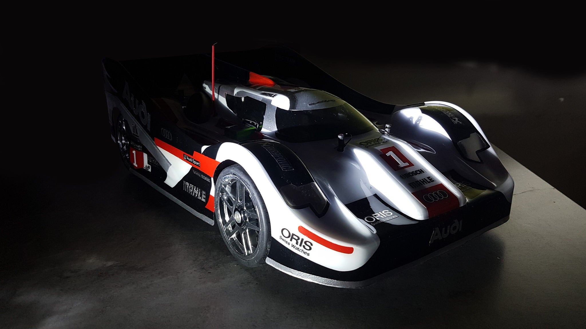 1/8 Scale Audi R18 GT RC Clear Car Body | Delta Plastik – Delta