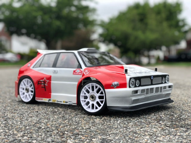 Lancia Delta Integrale 1/8 Scale GT Clear Body | Delta Plastik