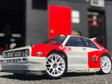LANCIA DELTA INTEGRALE 1/8 SCALE GT CLEAR RC CAR BODY - 0109