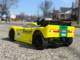 MCLAREN 2 1/8 SCALE GT CLEAR RC CAR BODY - 0122