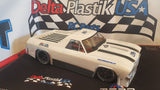CLASSIC AMERICAN MUSCLE 1/7 SCALE CLEAR RC CAR BODY - 8513