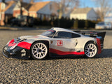 PORSCHE 911 GT1 EVO 1/8 SCALE GT CLEAR RC CAR BODY - 0165