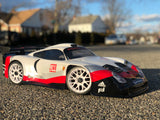 PORSCHE 911 GT1 EVO 1/8 SCALE GT CLEAR RC CAR BODY - 0165