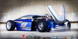 MERCURY 1/10 SCALE 200MM CLEAR RC CAR BODY - 0409