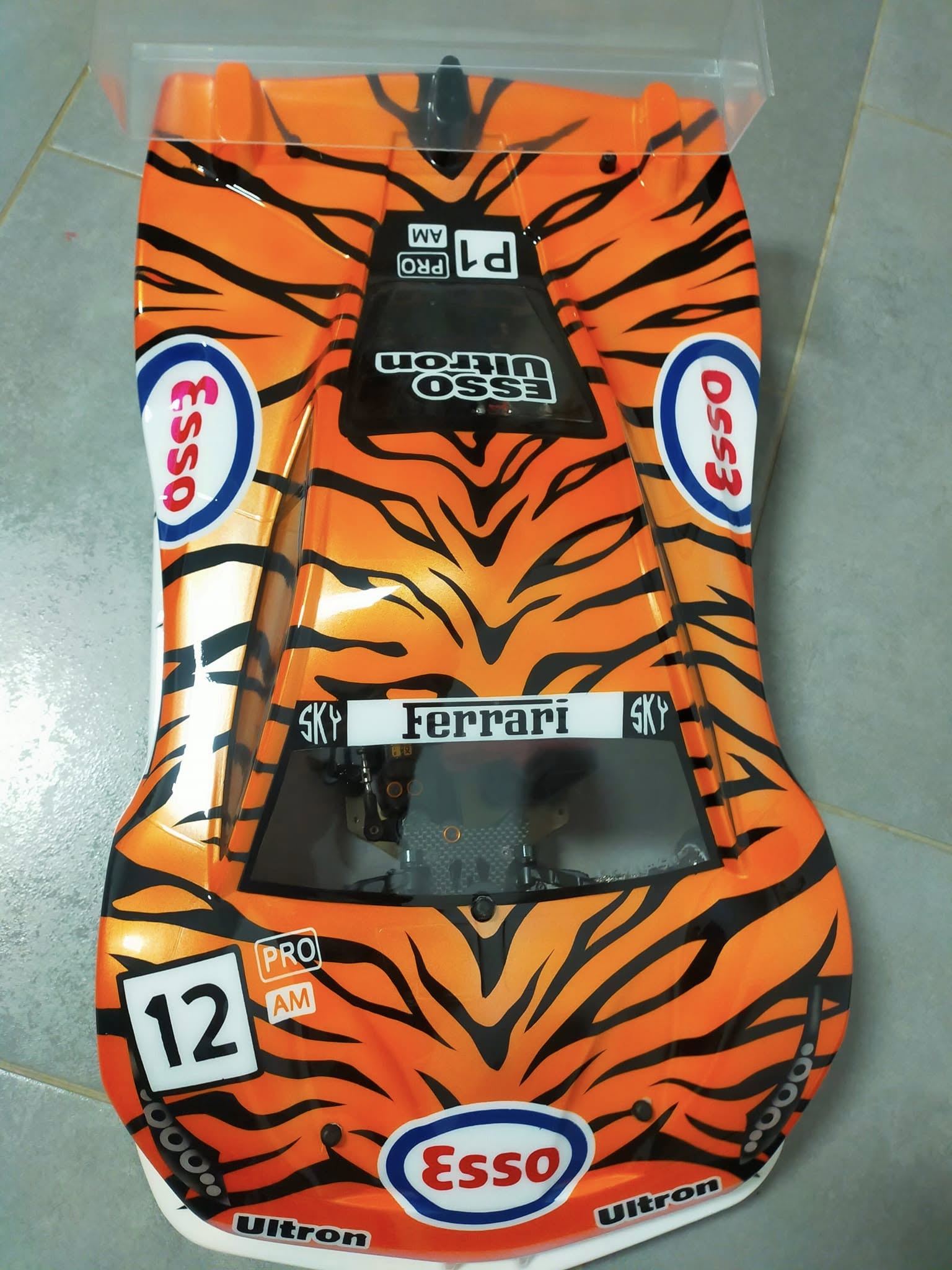GT185 GT8 1/8 Scale GT Clear RC Car Body EFRA# 6012 | Delta
