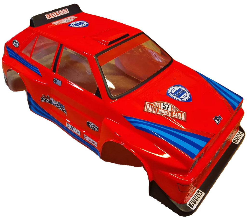 1 10 LDI Rally Clear RC Car Body Delta Plastik