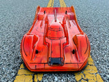 Delta Plastik 7507 -  R18 Dome GT2 1/8 Scale GT2 360mm Clear RC car body