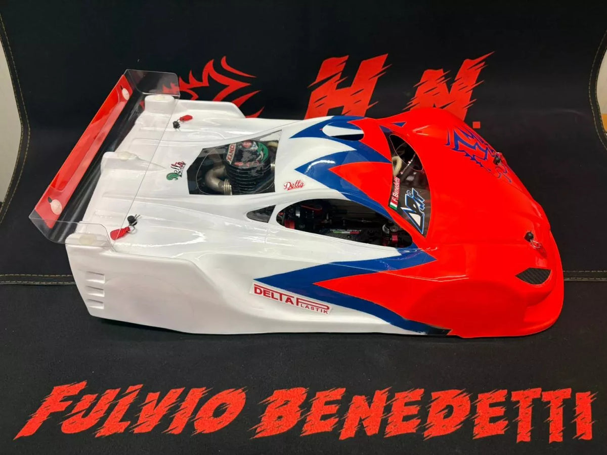 GT8 1/8 SCALE GT CLEAR RC CAR BODY - 0187