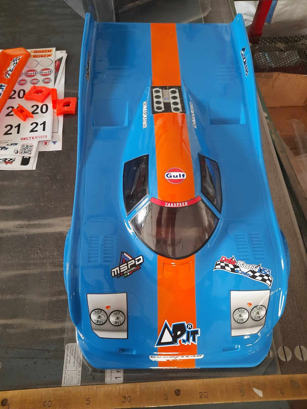 Delta Plastik 7506 - FC100 1/8 Scale GT2 360- 400mm RC car body