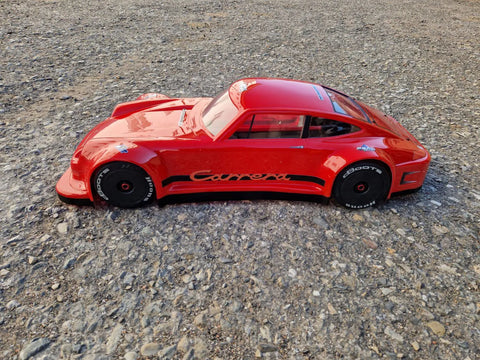 8518 Porsche Carrera RS body Fits Arrma Infraction, Limitless,   1/7 scale 2mm
