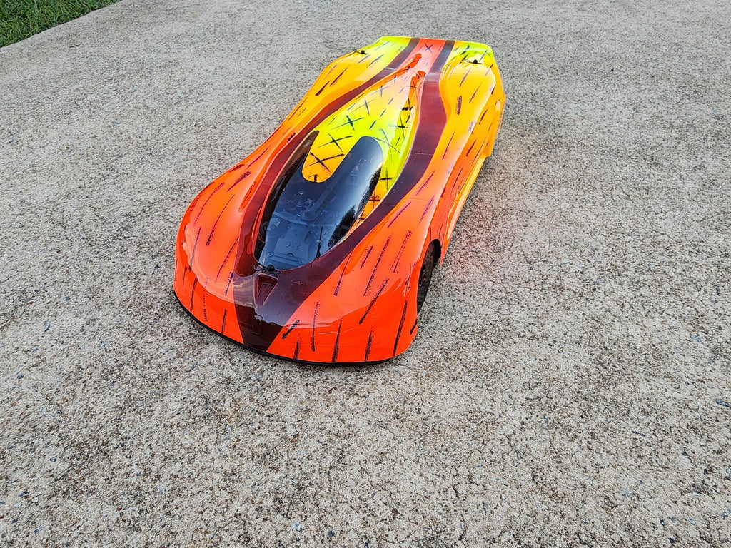 OLDSSPEED body for 1/7 Arrma Limitless, Infraction Hobao GTv2e and Traxxas X-01 -8521