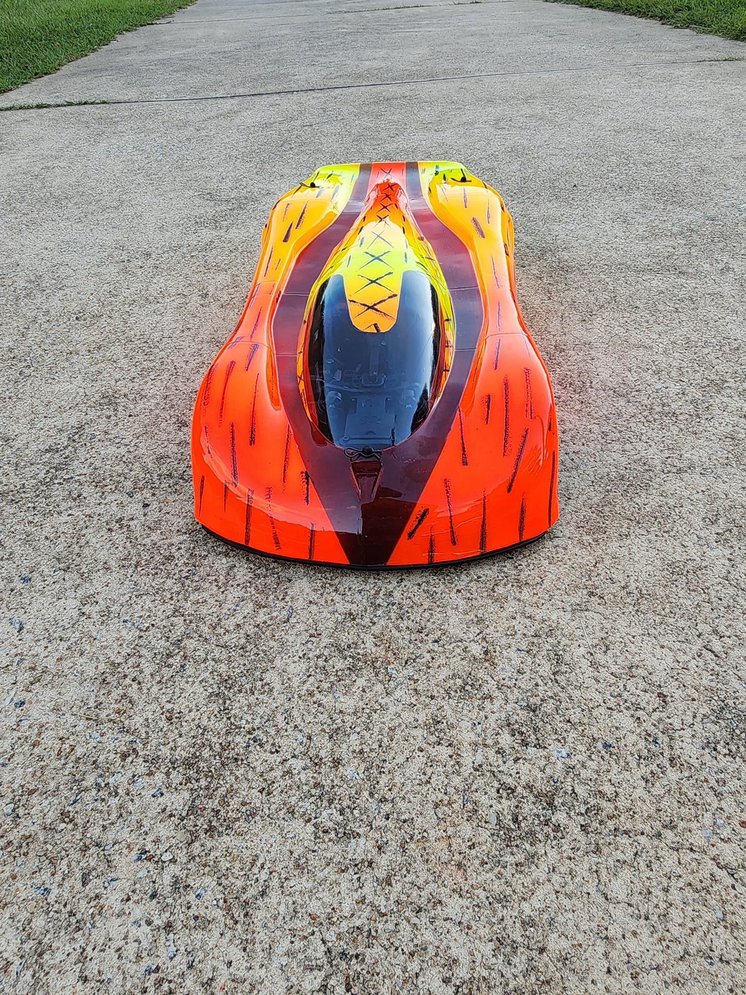 OLDSSPEED 1/7 Scale High Speed Clear RC Car Body | Delta Plastik USA