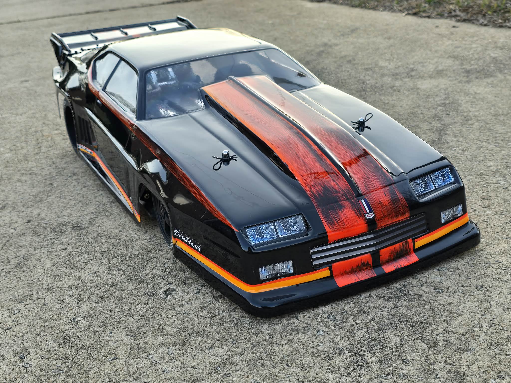 Gen 3 Pro Mod 1/7 Scale 2mm Clear RC Car Body | Delta Plastik
