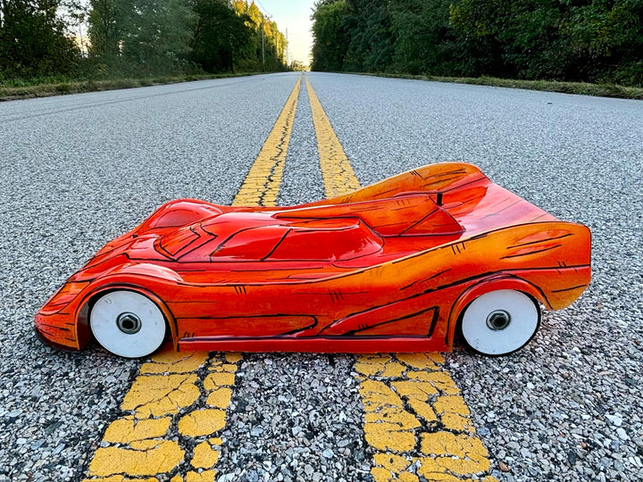 R18 DOME 1/7 SCALE CLEAR RC CAR BODY - 8522 Arrma Limitless Infraction VTE2. 2MM. (No Decal or Mask) - Image 3