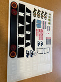 FERRARI F40 1/8 SCALE GT RC CLEAR CAR BODY - 0100