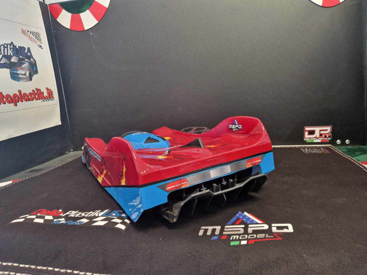 8520 Spider rc body Fits Arrma Infraction, Limitless, Felony Hobao Vte2 1/7 scale 2mm, Clear