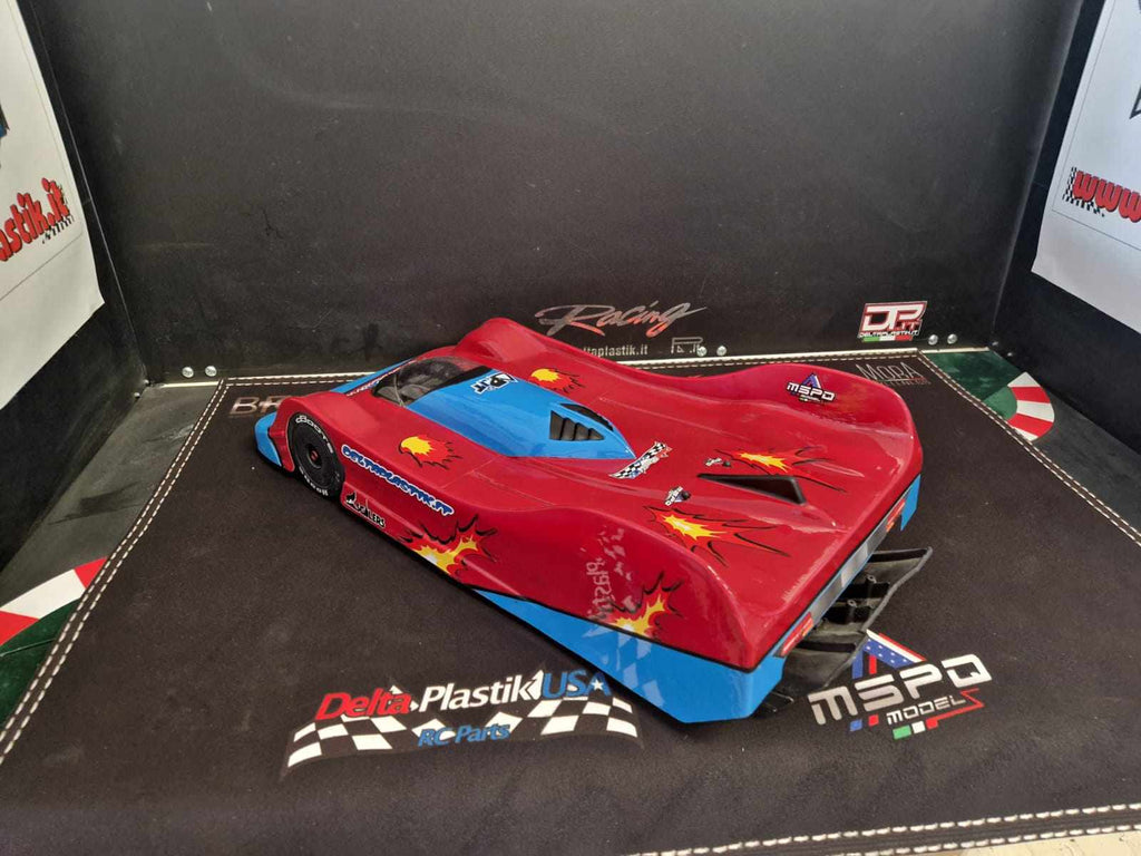 8520 Spider rc body Fits Arrma Infraction, Limitless, Felony Hobao Vte2 1/7 scale 2mm, Clear