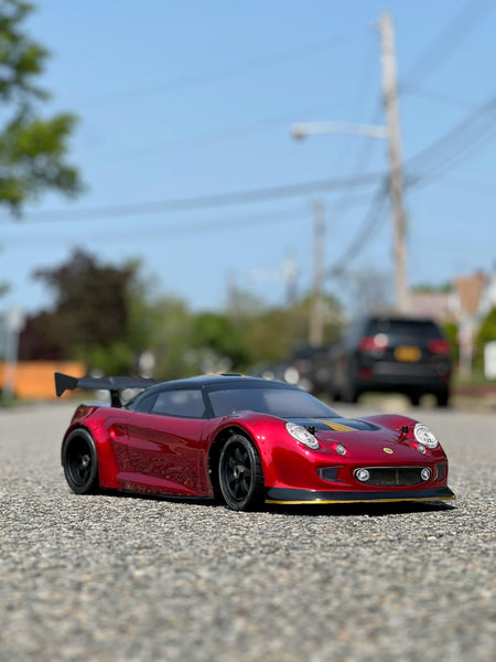 Lotus Elise 1/7 Scale Clear RC Car Body | Delta Plastik