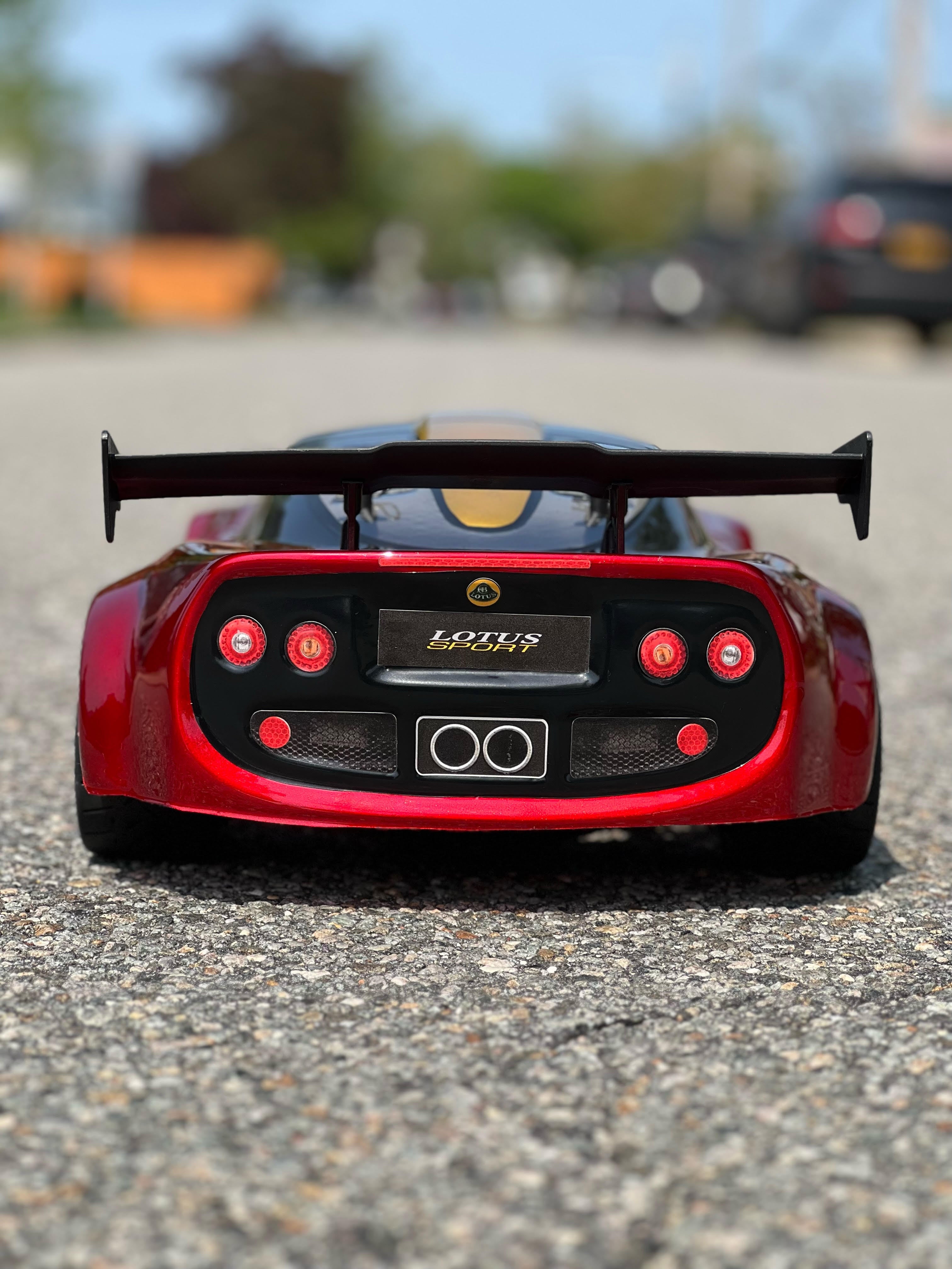 Lotus Elise 1/7 Scale Clear RC Car Body | Delta Plastik – Delta