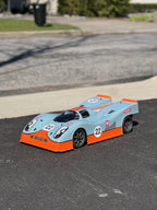 PORSCHE 917 1/7 SCALE CLEAR RC CAR BODY - 8508