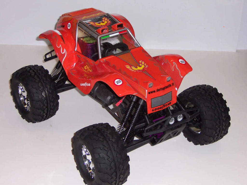 Mon10 Delta Plastik Monster Buggy RC monster truck body