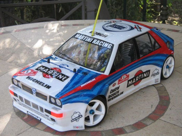 1 10 Scale Lancia Delta Integrale Clear RC Body Delta Plastik