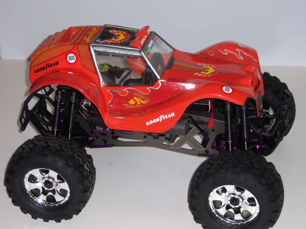 Mon10 Delta Plastik Monster Buggy RC monster truck body