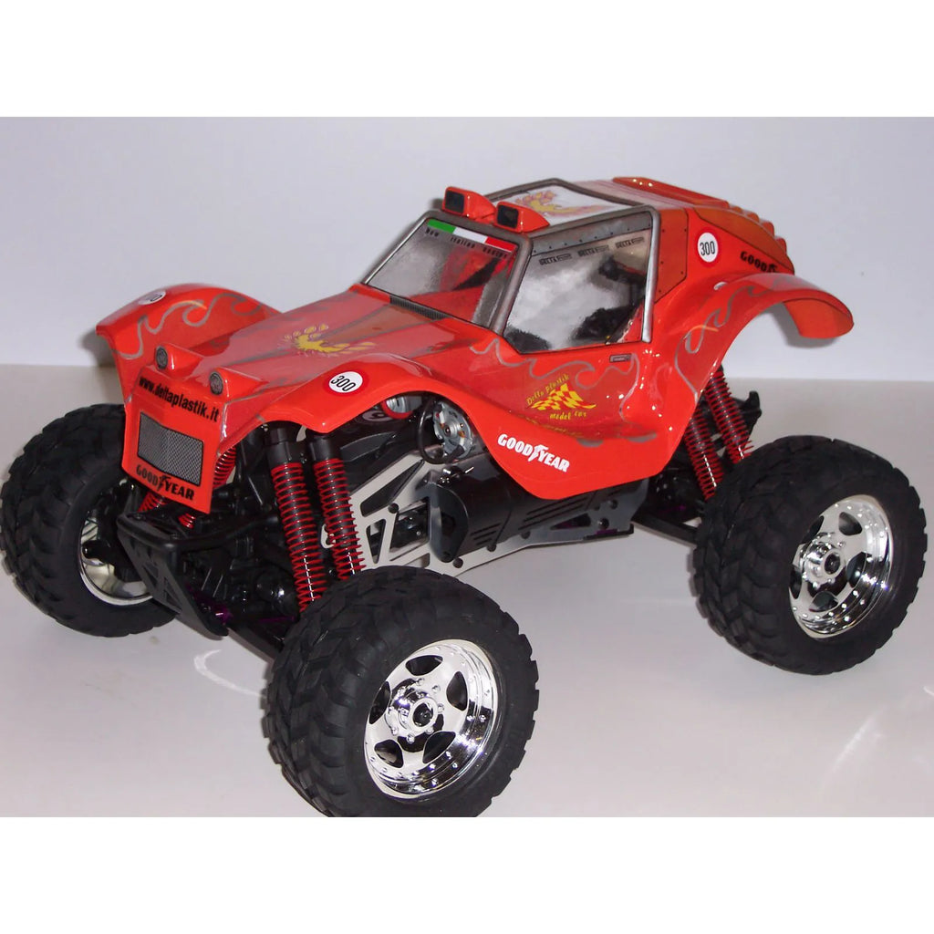 Mon10 Delta Plastik Monster Buggy RC monster truck body