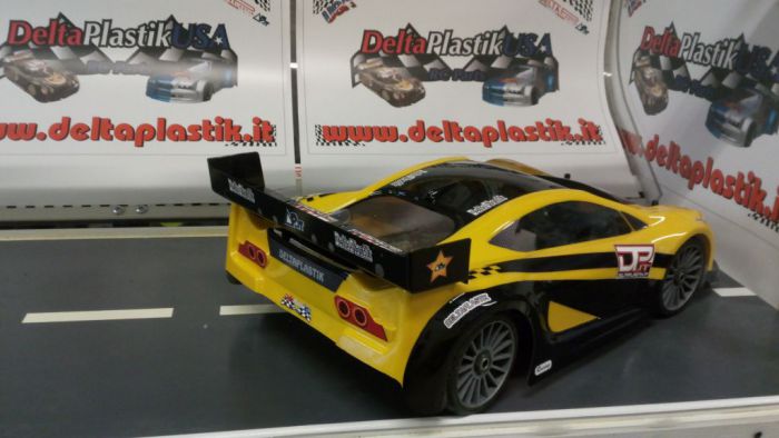 GT178 1/8 SCALE GT CLEAR RC CAR BODY - 0178