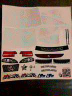 1/12 SCALE GT12 CLEAR RC CAR BODY - 0719