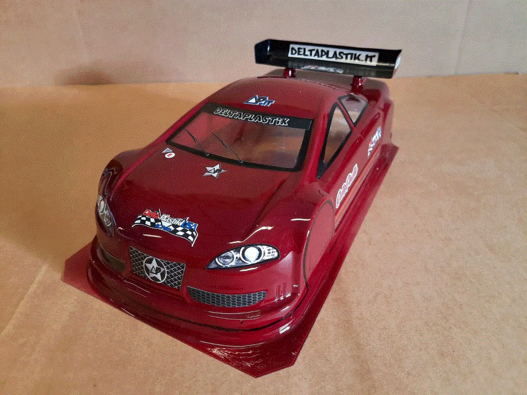 1/12 SCALE GT12 CLEAR RC CAR BODY - 0719