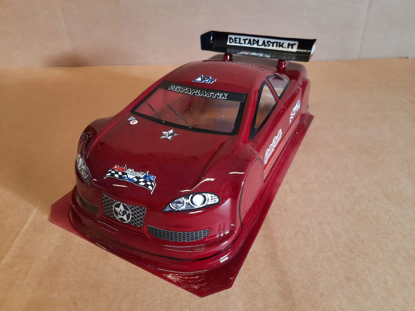 1/12 SCALE GT12 CLEAR RC CAR BODY - 0719