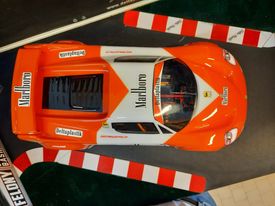 XL FERRARI F50 CLEAR RC CAR BODY fits Limitless Felony and VTE2 1/7 scale - 9506