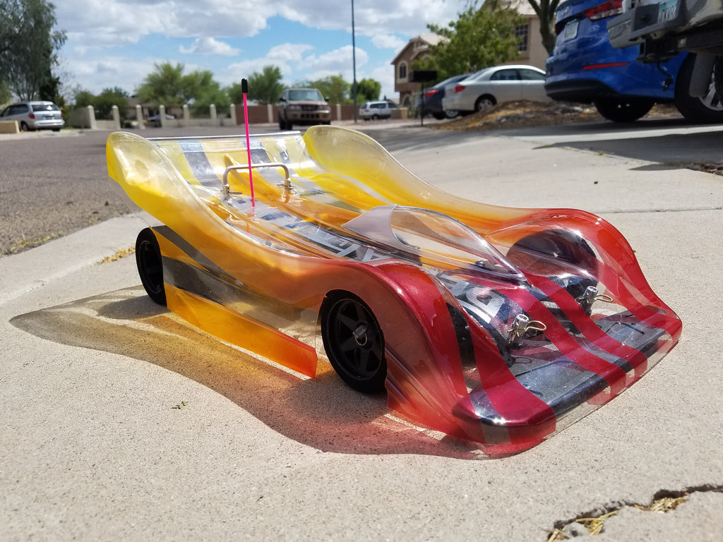 Delta Plastik 7500 - McLaren GTR 1 1/8 Scale GT2 360mm RC car body