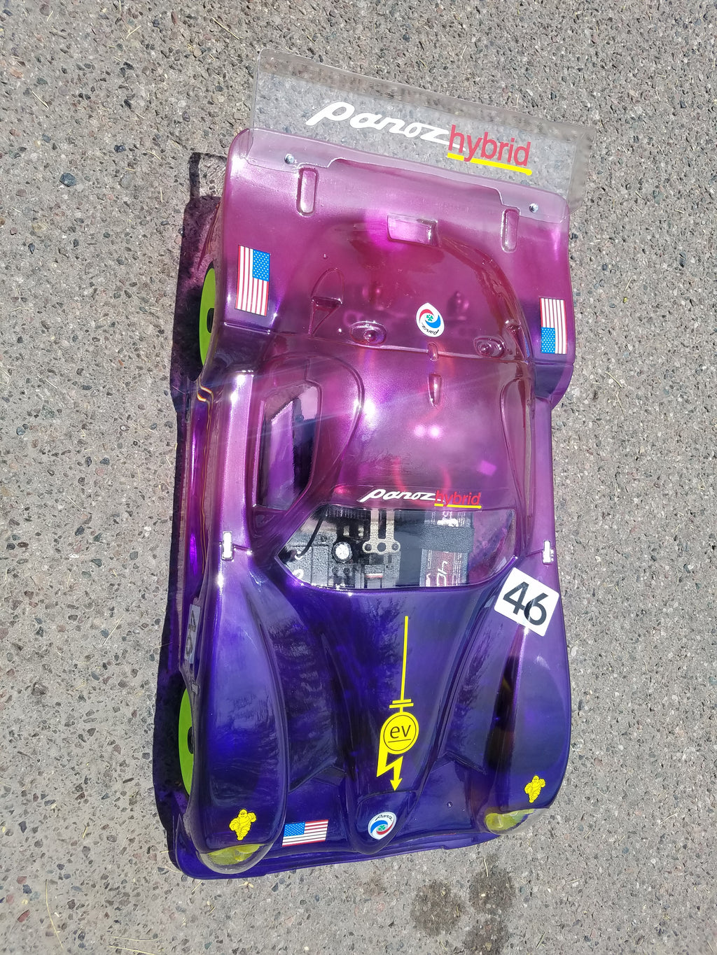 Delta Plastik 0174 Panoz GTR-1 Hybrid 1/8 Scale GT RC car body