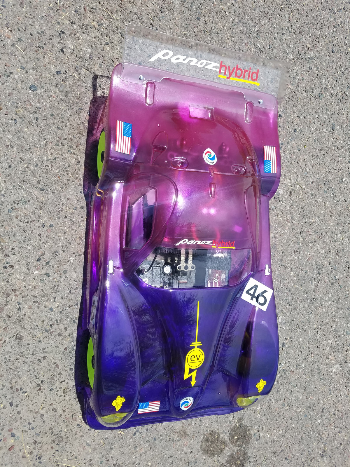 Delta Plastik 7502 Panoz Esperante GTR-1 1/8 Scale GT2 360mm RC car body