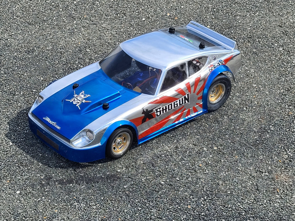 DATSUN 240 Z DRAG CLEAR RC CAR BODY - DPDR2000