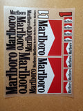 D3 1/7- 1/8 scale Marlboro Livery Decals
D3-10 1/10 scale Marlboro Livery Decals Stickers