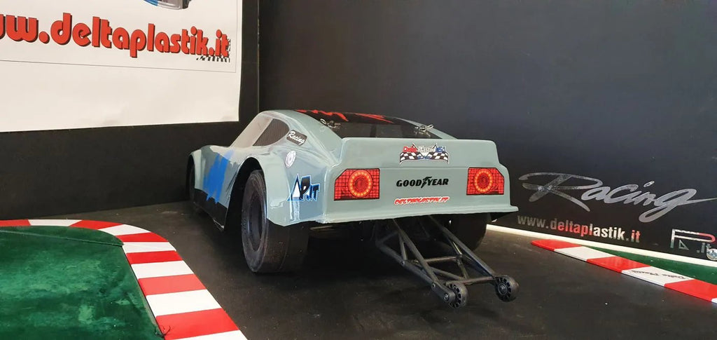 DATSUN 240 Z DRAG CLEAR RC CAR BODY - DPDR2000