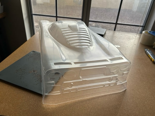 M600T 1/7 SCALE CLEAR RC CAR BODY - 8516