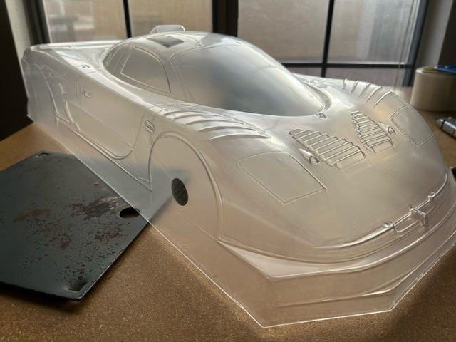 M600T 1/7 SCALE CLEAR RC CAR BODY - 8516