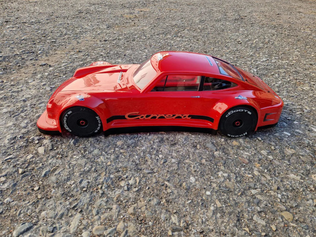 PORSCHE CARRERA RS 1/7 CLEAR RC CAR BODY - 8518